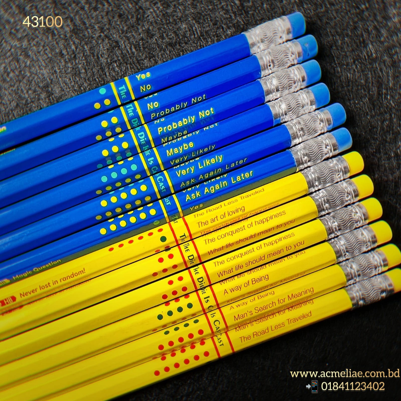 Picture of Acmeliae HB Graphite Pencils 48pcs Jar (43100)