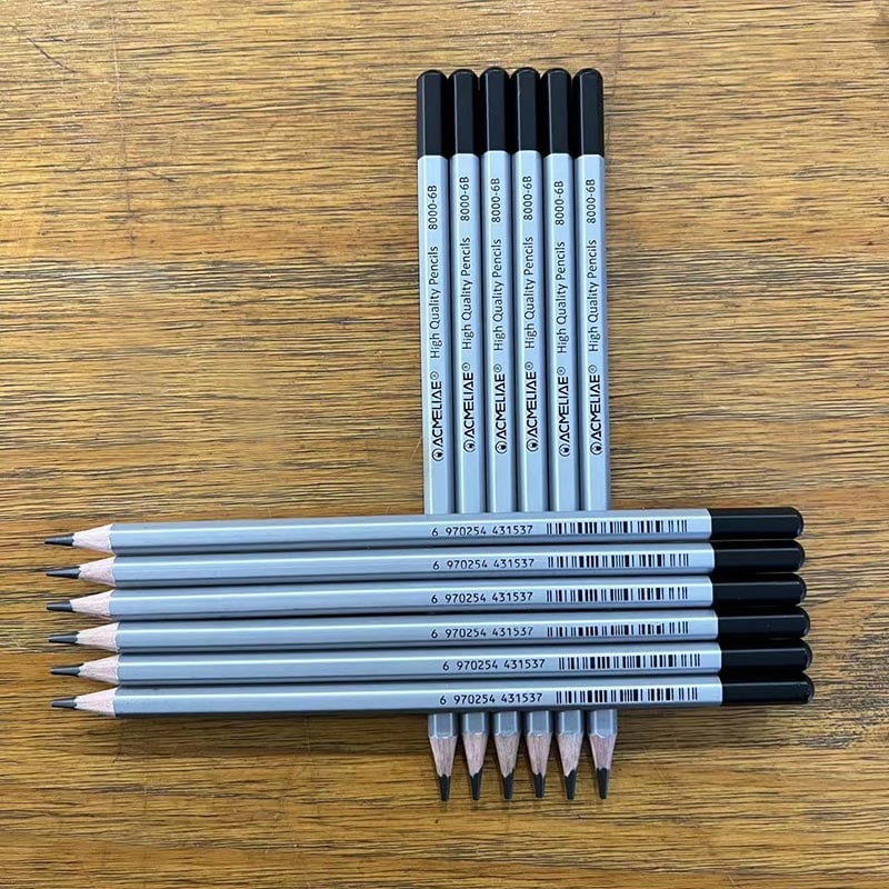Picture of Acmeliae 6B Drawing Pencils (8000-6B) 12pcs Box