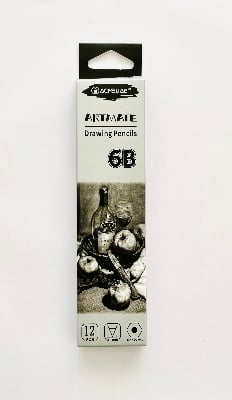 Picture of Acmeliae 6B Drawing Pencils (8000-6B) 12pcs Box