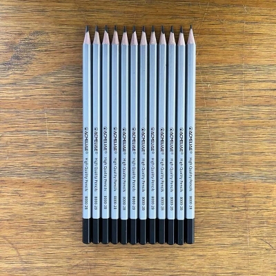 Picture of Acmeliae 8B Drawing Pencils (8000-2B) 12pcs Box
