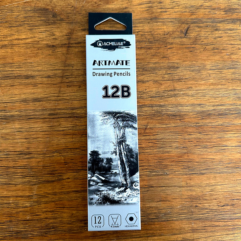 Picture of Acmeliae 12B Drawing Pencils (8000-12B) 12pcs Box