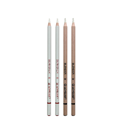Picture of Acmeliae 2 pcs Blender+ 2pcs Burnisher Pencil/Blister Card - (43703)