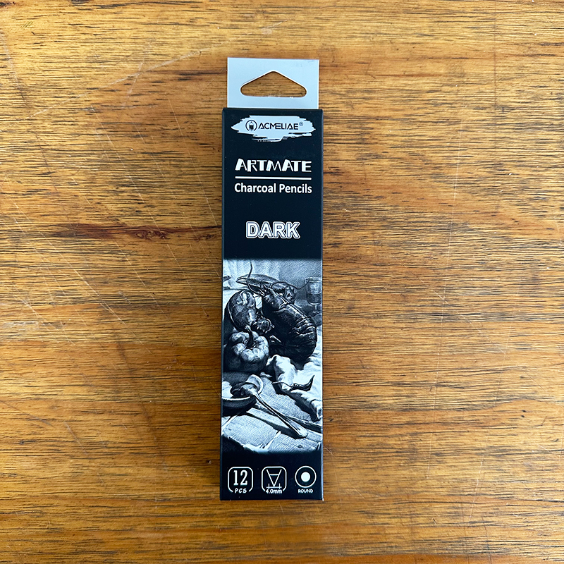 Picture of Acmeliae 7'12 Dark Charcoal Pencils - (43139)