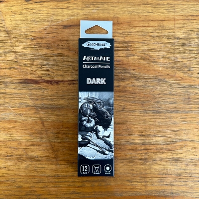 Picture of Acmeliae 7'12 Dark Charcoal Pencils - (43139)