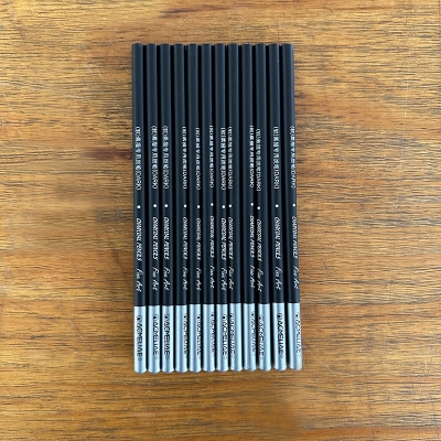 Picture of Acmeliae 7'12 Dark Charcoal Pencils - (43139)