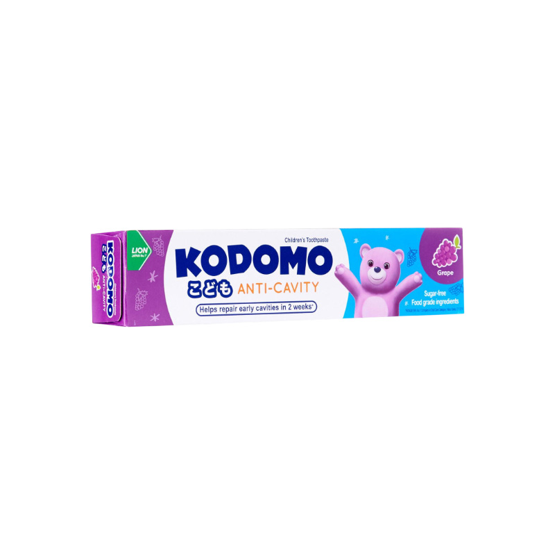 Picture of Kodomo Anti Cavity Toothpaste Grape (0-6 Years) - 80g (Thailand)