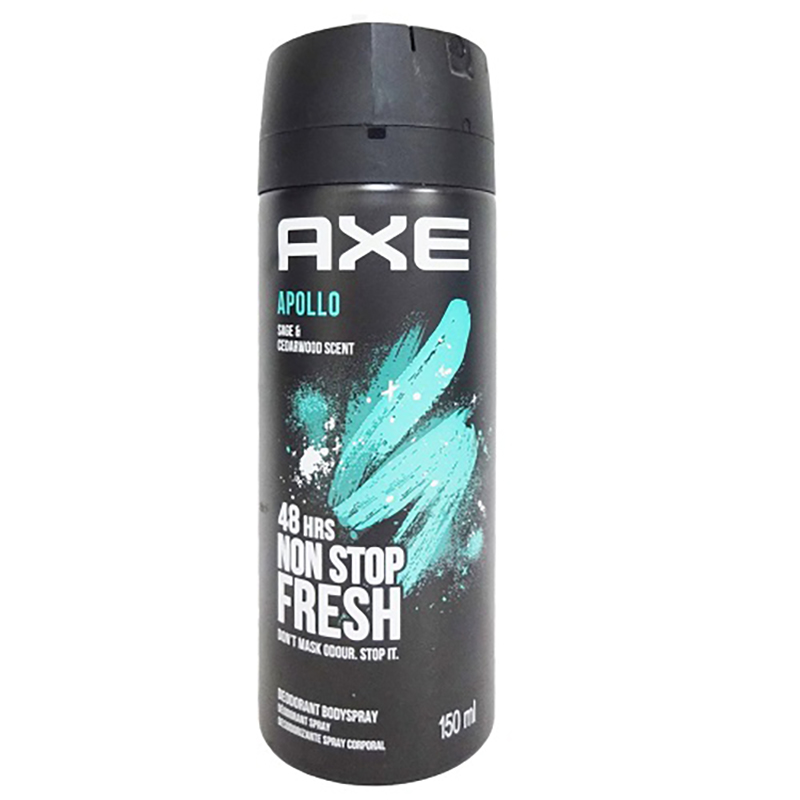 Picture of International European product Body spray AXE APOLLO used for male - 150 ml