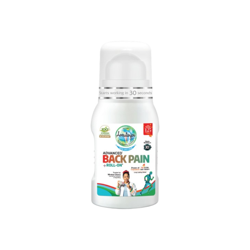 Picture of Amrutanjan Advanced Back Pain + Roll-On 50 ml