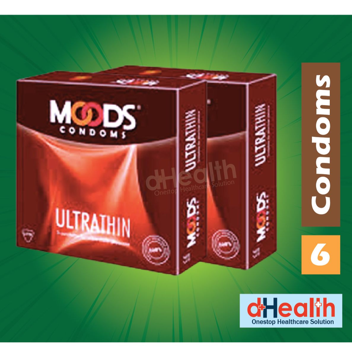 Picture of Ry Jelly Personal Lubricant 1 Pack & Moods Ultra Thin Condom 2 Pack Combo