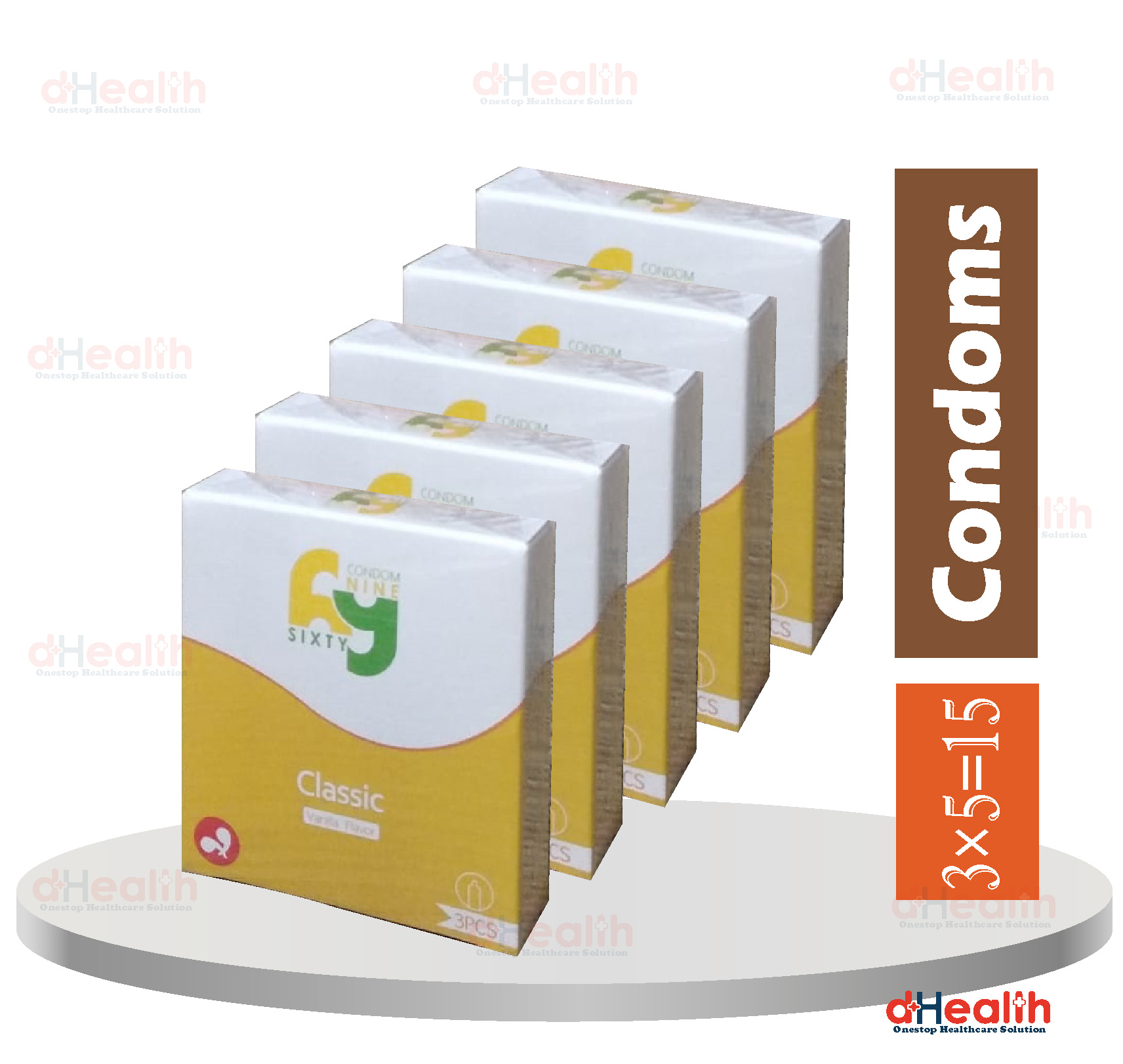 Picture of Moods All Night, Ultra Thin & Dotted Condom Combo (3x3 - 9 pcs comdom) Pack