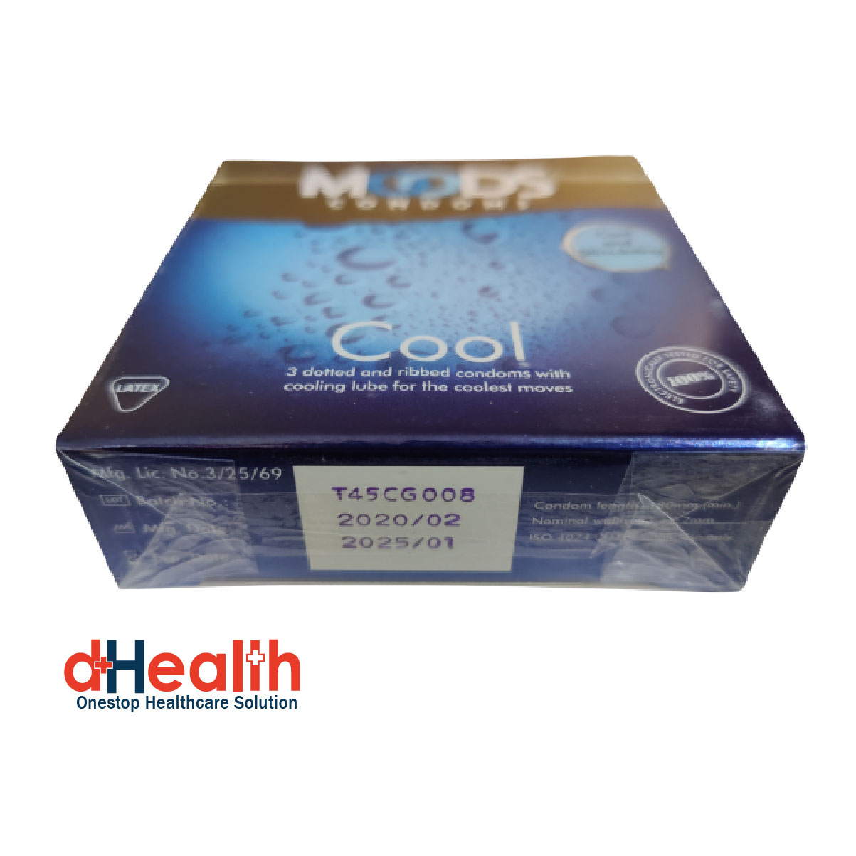 Picture of Moods Gold Cool Condom Single Pack (3pcs)