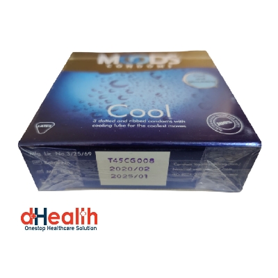 Picture of Moods Gold Cool Condom Single Pack (3pcs)