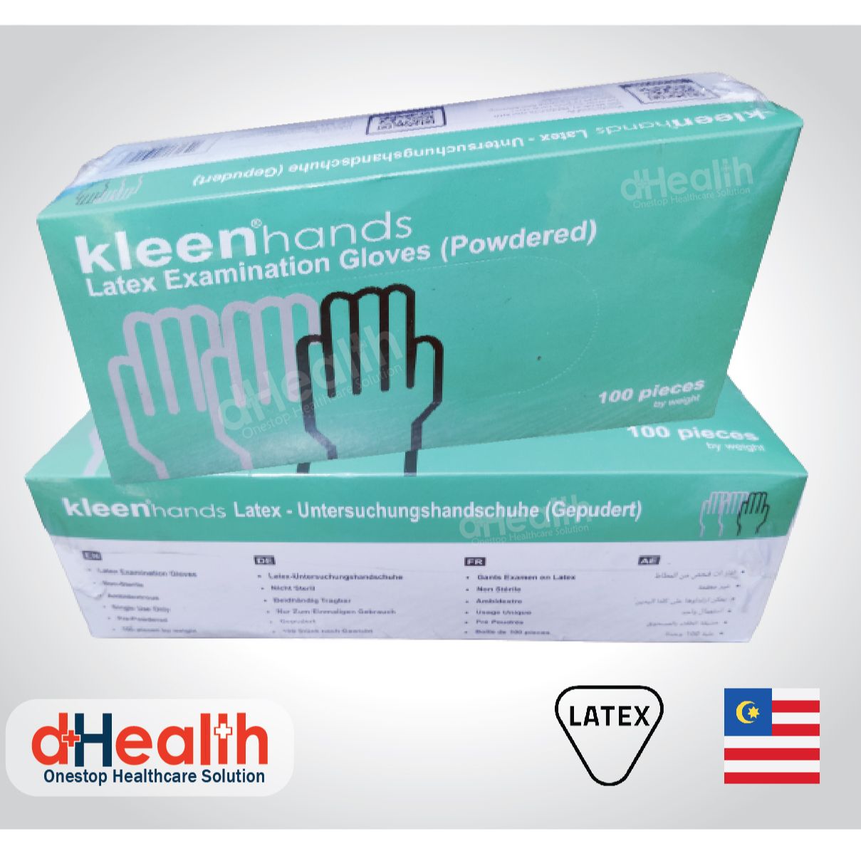 Picture of Latex Medical Hand Gloves, 100 pcs.