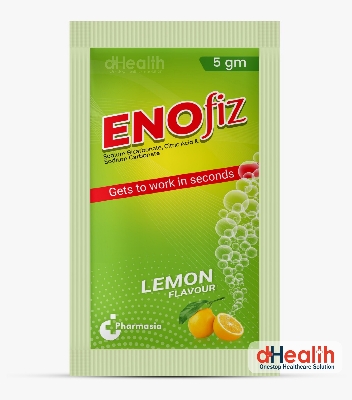Picture of ENOfiz Multipack Digestive Fruit Salt, Lemon Flavor, 30 Sachets / Box, Same work as ENO