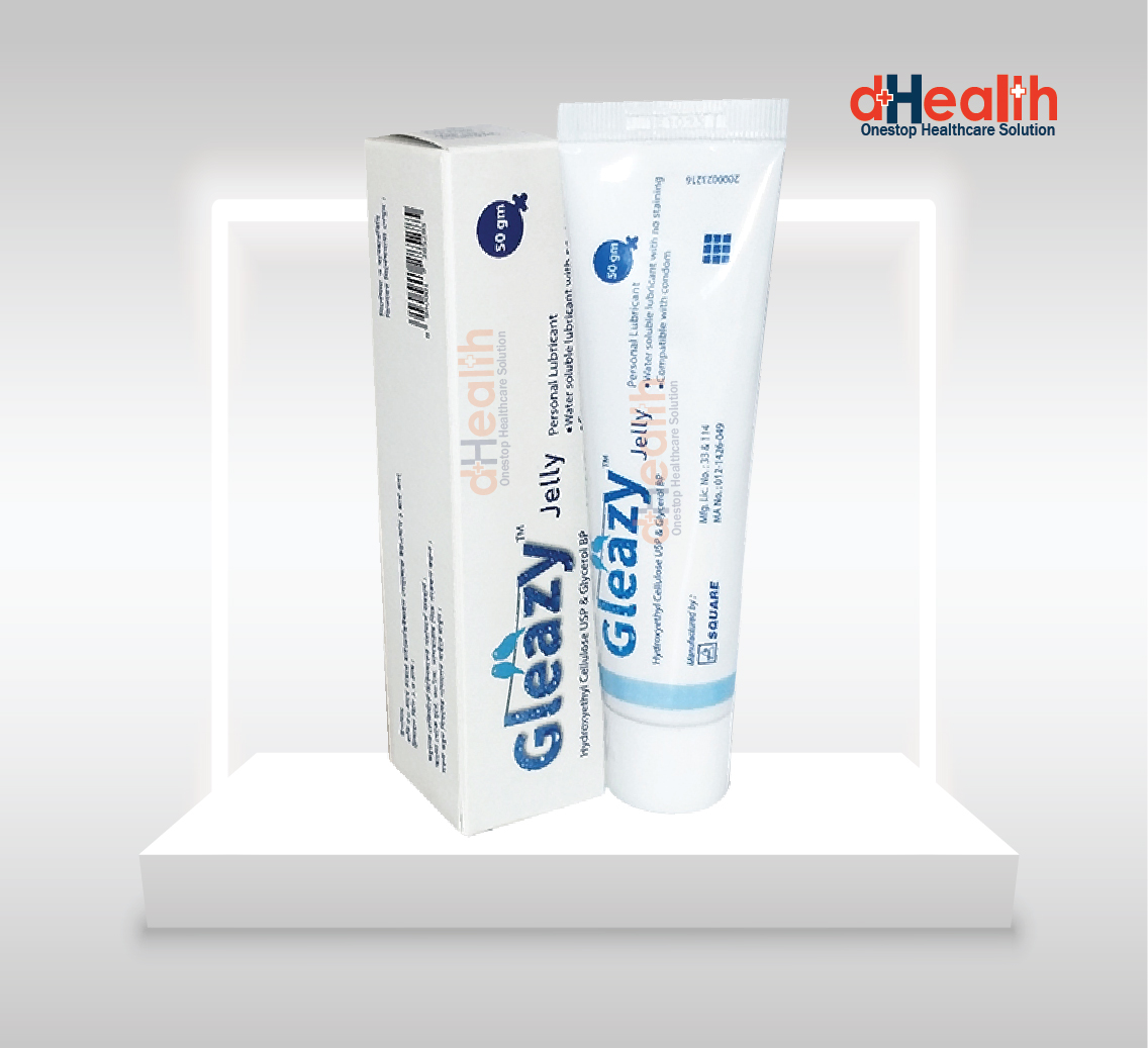 Picture of Gleazy Jelly Personal Lubricant, 50 gm, same work like KY Jelly