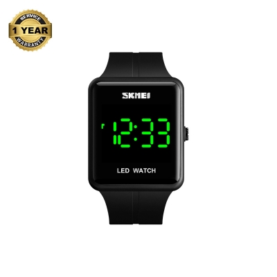 Picture of SKMEI 1541L Black PU LED Watch For Men - Black