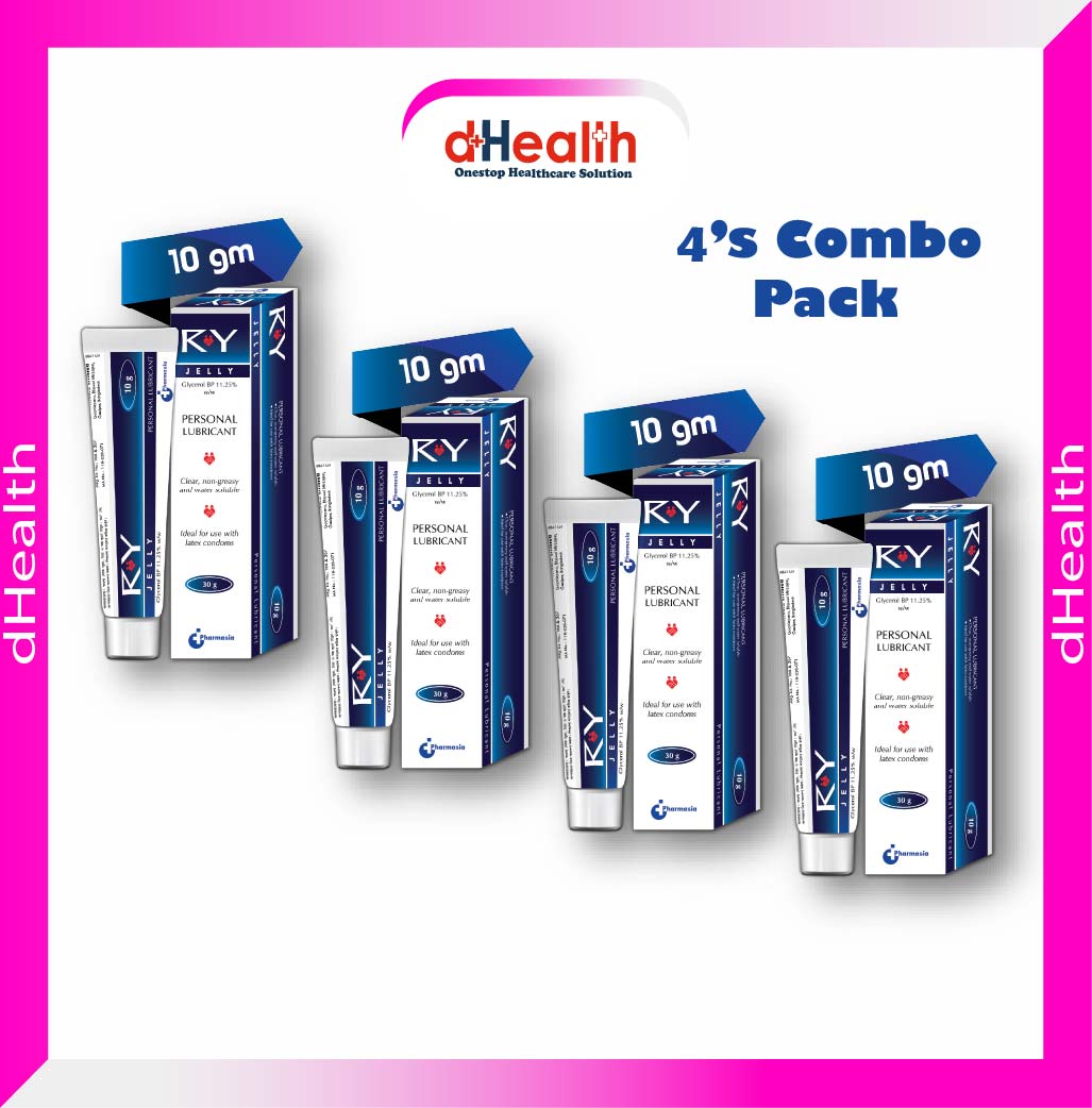 Picture of RY Jelly 10g Personal lubricant 4 pcs Combo (same work like KY Jelly)