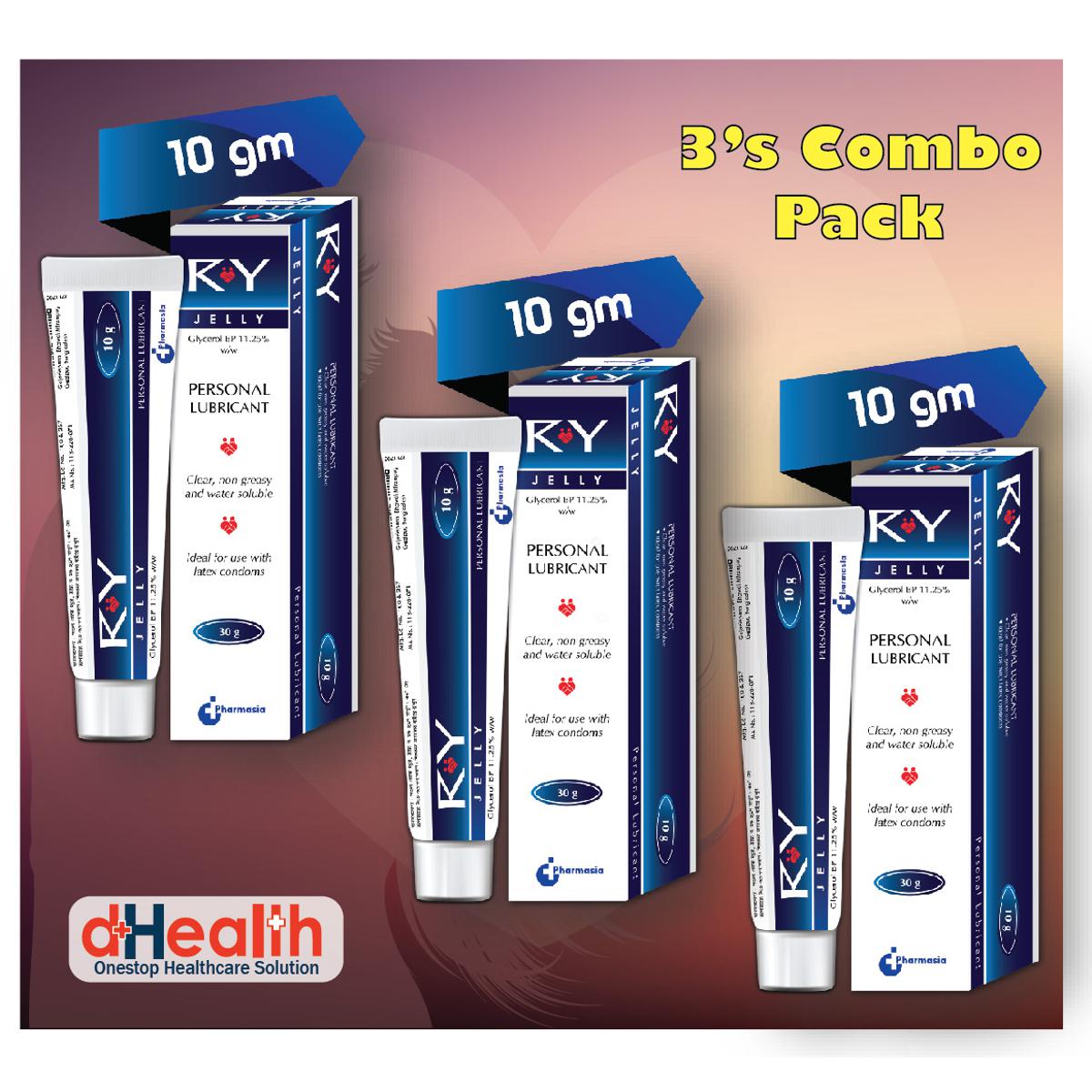 Picture of RY Jelly 10g Personal lubricant 4 pcs Combo (same work like KY Jelly)