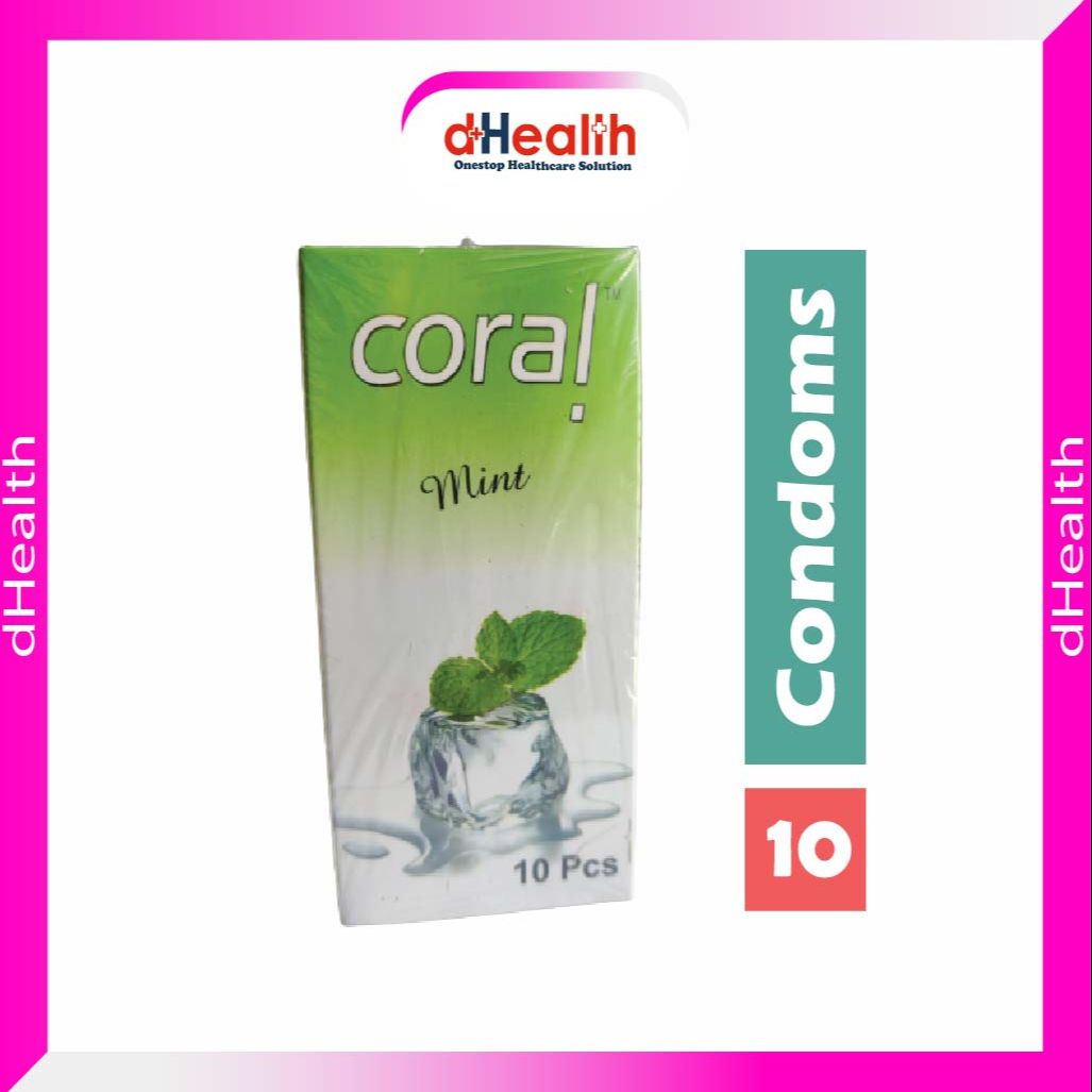 Picture of Coral Mint Flavor Condom 10's Pack (10 Pcs Condom)