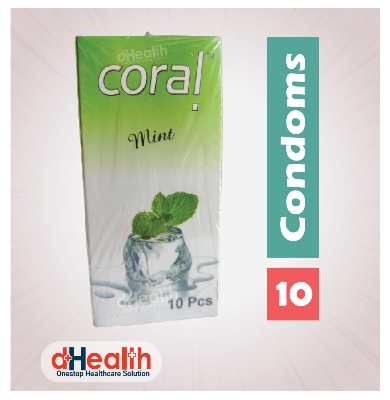Picture of Coral Mint Flavor Condom 10'S Pack & Ry Jelly 10G Combo Pack