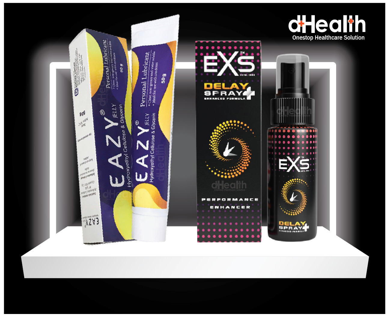 Picture of EXS Delay Spray Plus + & Eazy Jelly (Personal Lubricant) 50g Combo Pack