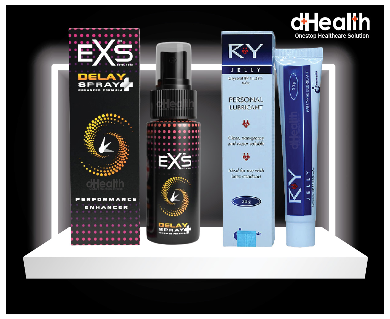 Picture of EXS Delay Spray Plus + & RY Jelly 30g (Personal Lubricant) Combo Pack