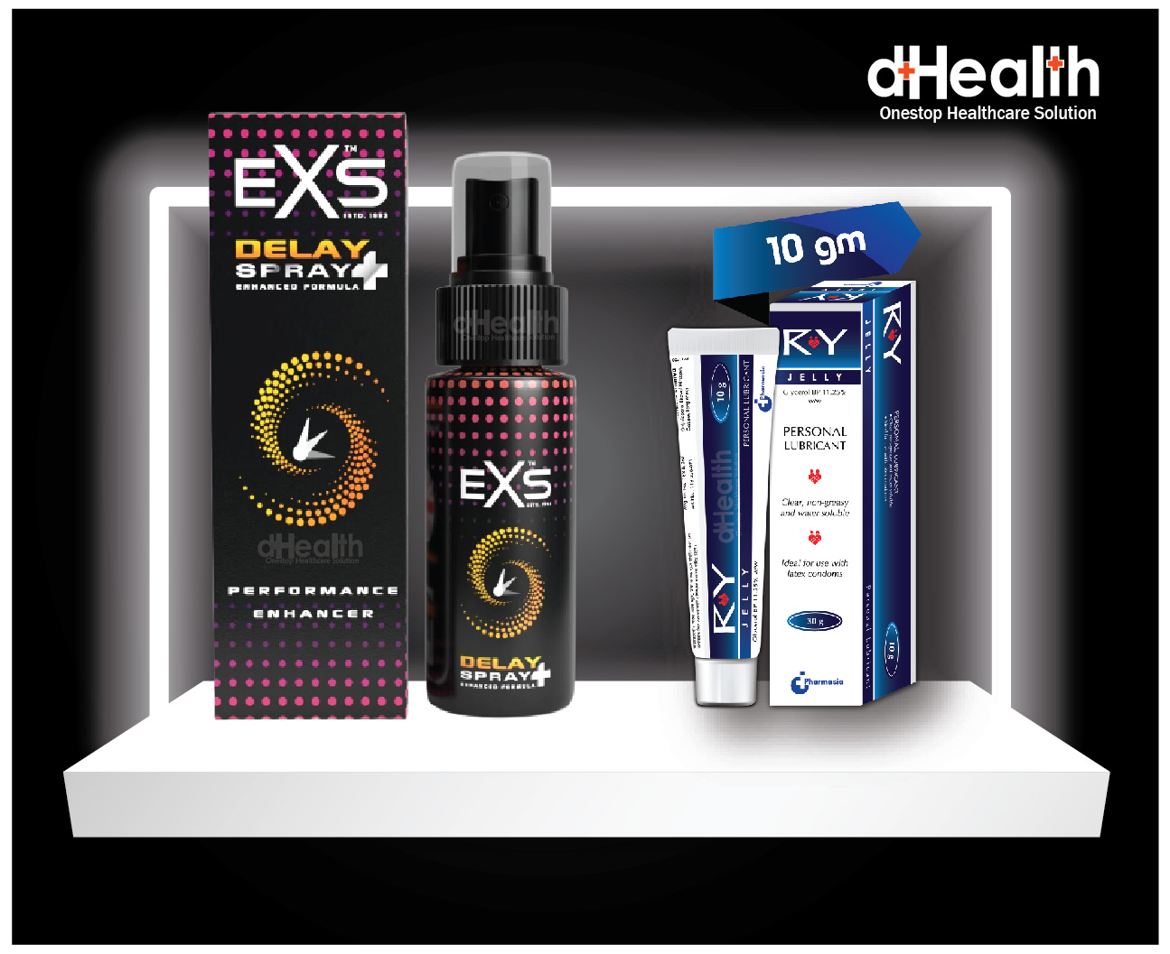 Picture of EXS Delay Spray Plus + & RY Jelly 10g (Personal Lubricant) Combo Pack