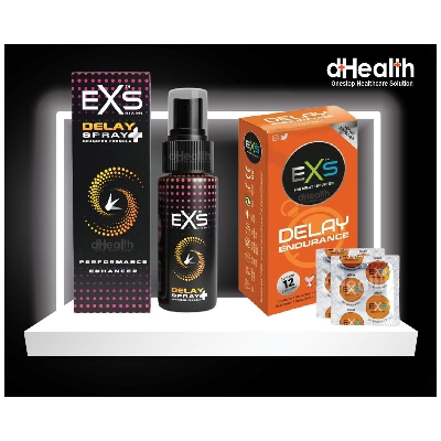 Picture of EXS Delay Spray Plus + & Delay / Extra time Condom