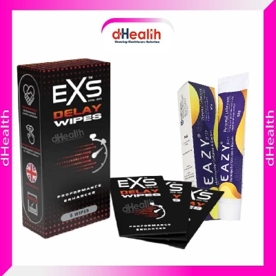 Picture of EXS Delay Wipes & Eazy Jelly (Personal Lubricant) 50g Combo Pack