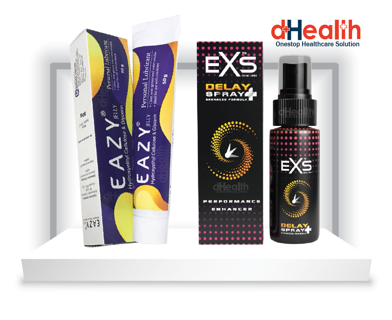 Picture of EXS Delay Spray Plus + & Eazy Jelly (Personal Lubricant) 50g Combo Pack