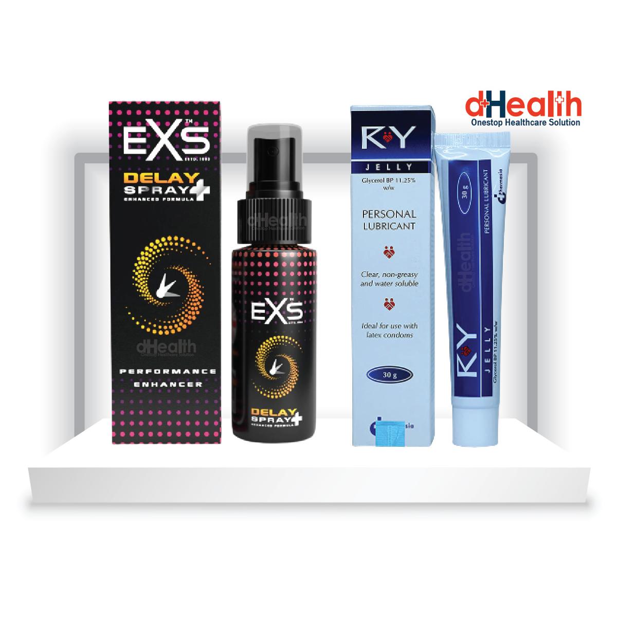 Picture of EXS Delay Spray Plus + & RY Jelly 30g (Personal Lubricant) Combo Pack