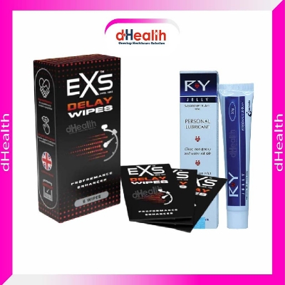 Picture of EXS Delay Wipes & RY Jelly 30g (Personal Lubricant) Combo Pack