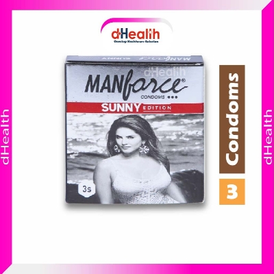 Picture of Manforce Sunny Edition Ribbed & Dotted Condom Single pack (3x1=3 pcs)