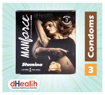 Picture of Manforce Stamina Condom Single pack (3x1=3 pcs)