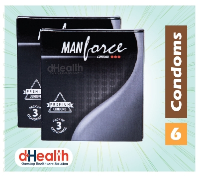 Picture of Eazy Jelly 50gm & 2 Pack 6pcs Manforce Premium Condom