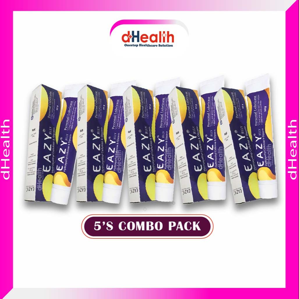 Picture of Eazy Jelly 50g Personal Lubricant 5's Combo Pack