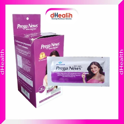 Picture of Prega News Pregnancy Test Cassette / Prega News Pregnancy Strip - Full Box 12 Pcs (Made in India)