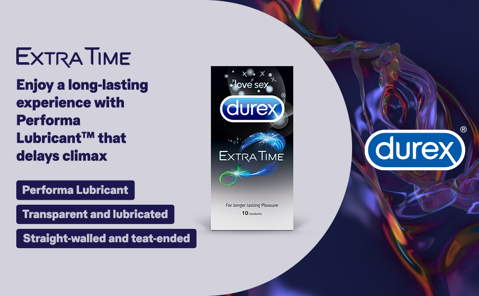 Picture of Durex Extra Time Condom - 10Pcs Pack (India)