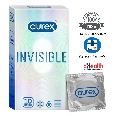 Picture of Durex INVISIBLE Condoms - 10 Pcs Pack (India)