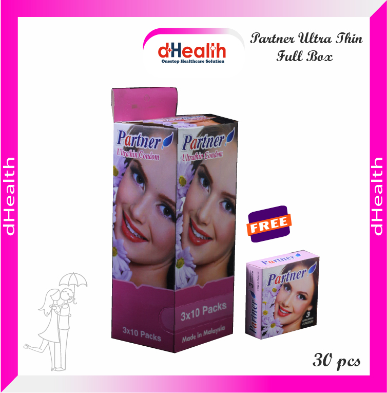 Picture of Partner Ultra Thin Condom Full Box (10*3)=30 Pcs (Blue)