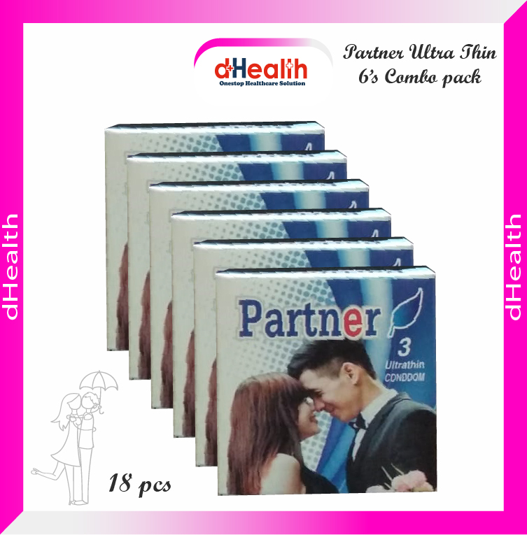 Picture of Partner Ultra Thin Condoms 6s Combo Pack (Blue)