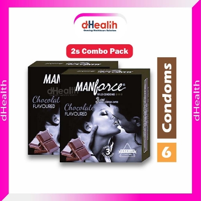 Picture of Manforce Chocolate Flavour Xotic Condom 2's Combo pack (3x2=6 pcs)
