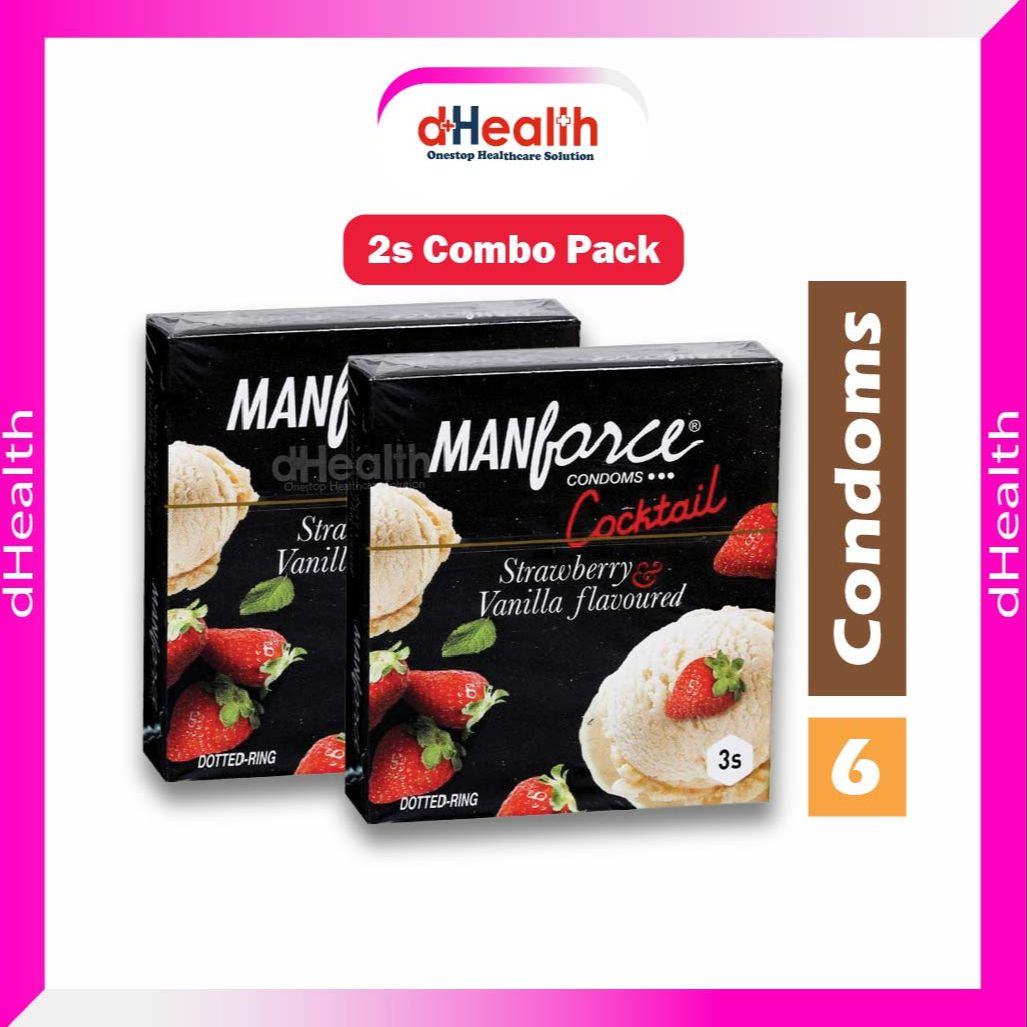 Picture of Manforce Cocktail 2280 Dotted Condom 2's Combo pack (3x2=6 pcs)