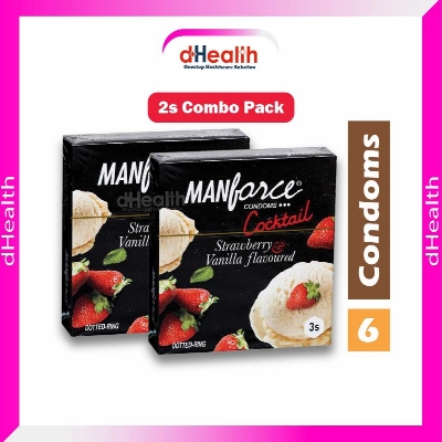 Picture of Manforce Cocktail 2280 Dotted Condom 2's Combo pack (3x2=6 pcs)