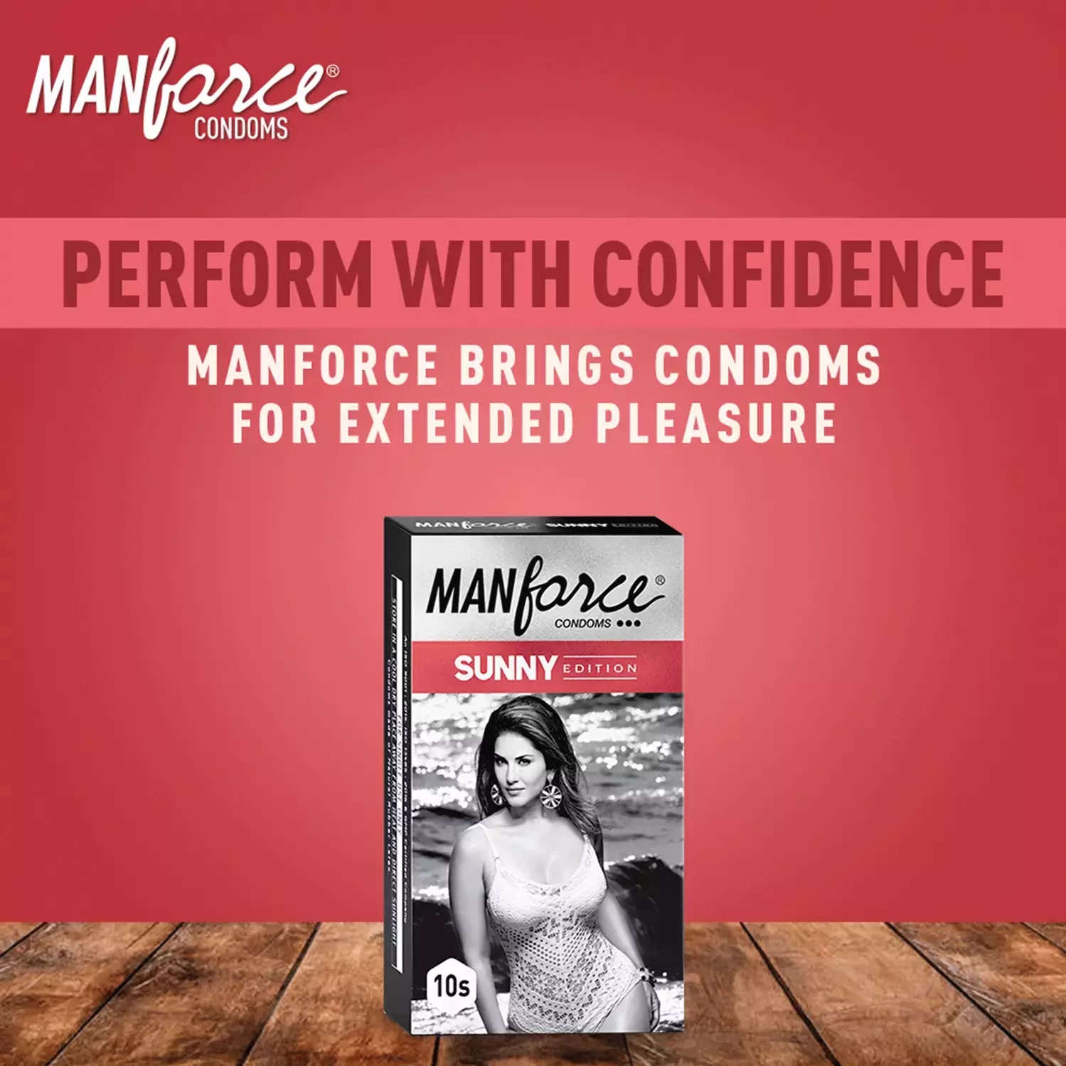 Picture of Manforce Sunny Edition Ribbed & Dotted Condom 3's Combo Pack of 10's (10x3=30 pcs)