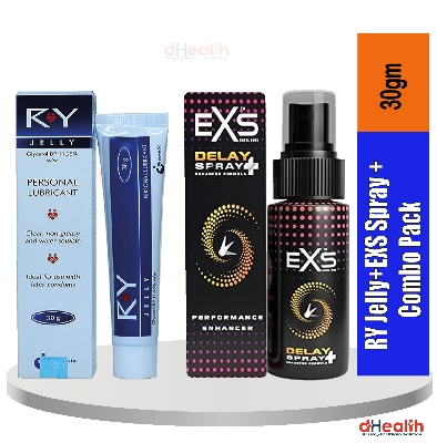 Picture of 1 RY Jelly 30gm & 1 EXS Delay Spray + 50ml (UK) Combo Pack