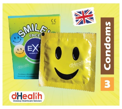Picture of EXS 2's Smaily Condom & 1 EXS Spray+ 50ml (UK) Combo Pack