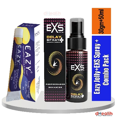 Picture of 1 Eazy Jelly 50gm & 1 EXS Spray + 50ml (UK) Combo Pack