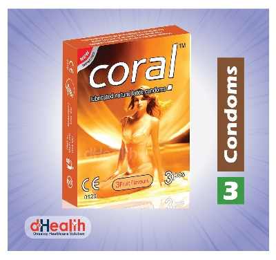 Picture of Coral 3 Fruits Girl Flavor Condom 6's Pack (18 Pcs)