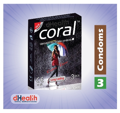 Picture of Coral Extra Time / Long Lasting Condom 6's Pack (18 Pcs)